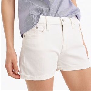 J.Crew White Jean Shorts.